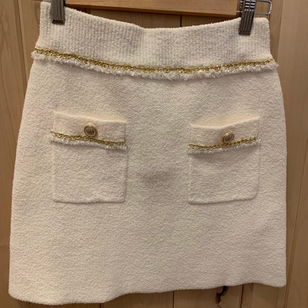 Maje skirt with golden details